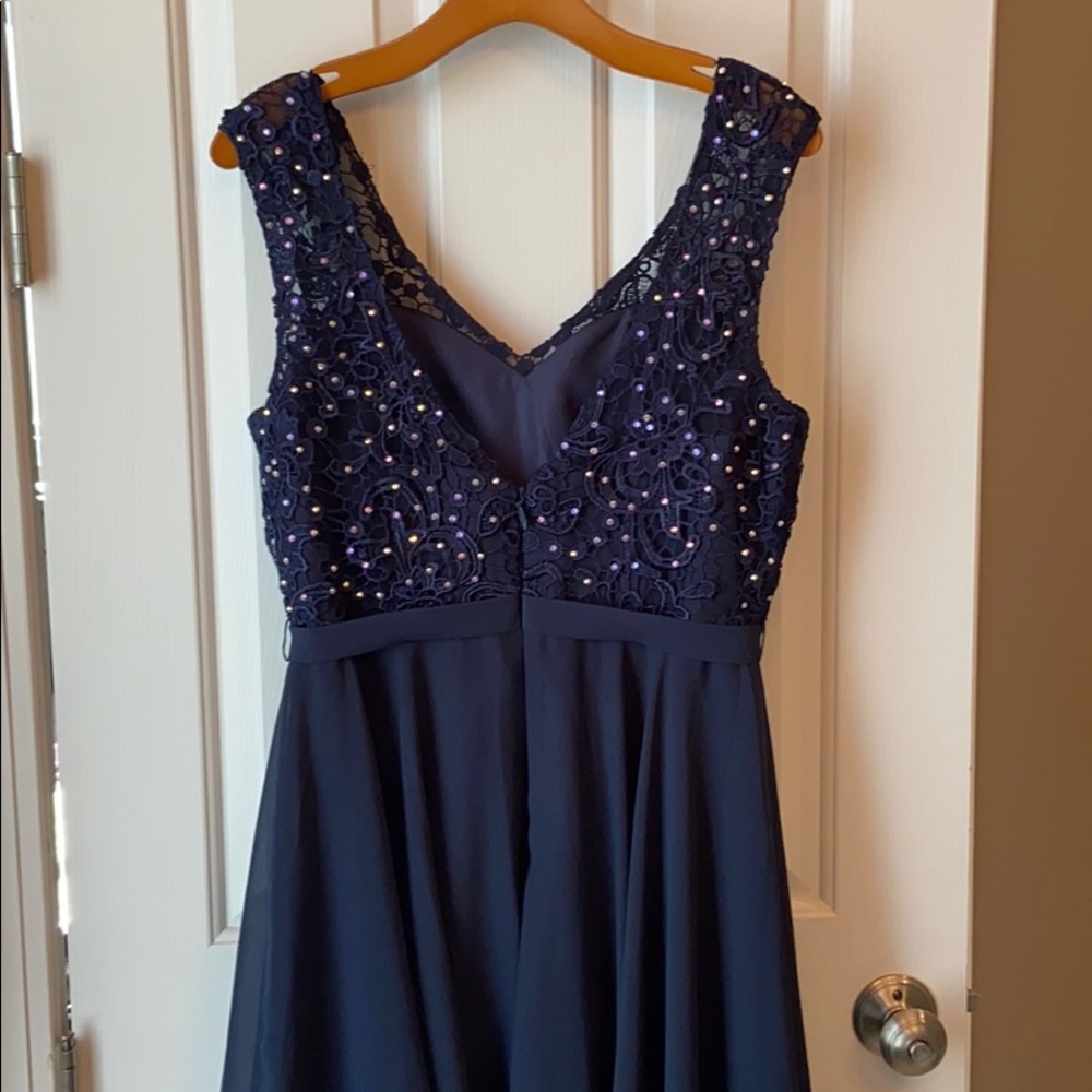 JJ’s House Navy Bridesmaid Dress - Picture 5 of 7